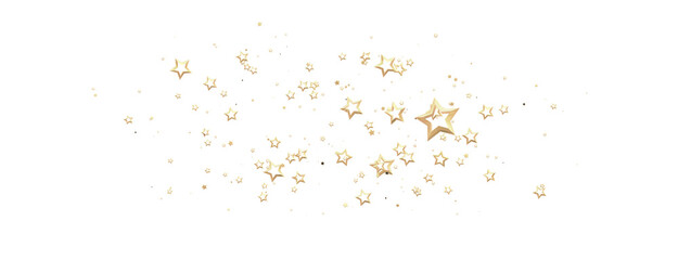 Festive christmas card. Isolated illustration white background..Holiday golden decoration, glitter frame isolated