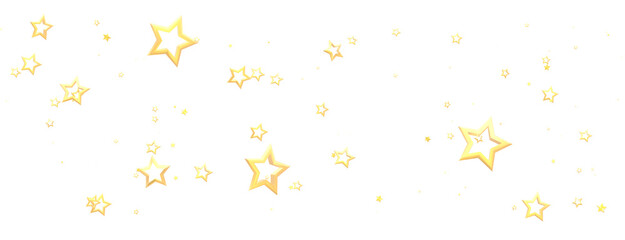 Glossy 3D Christmas star icon. Design element for holidays.