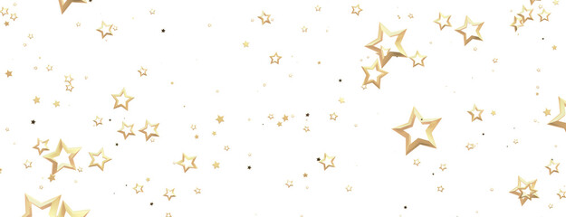Glossy 3D Christmas star icon. Design element for holidays.