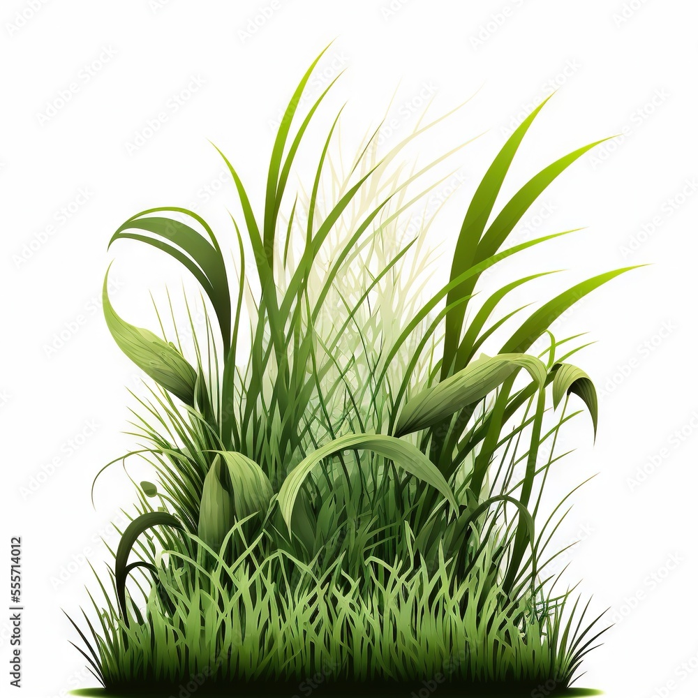 Poster a grass field with a white background and a green grass border with a white background and a green g
