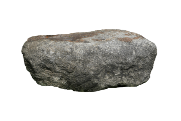 stone isolated transparency background.