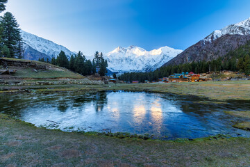 heaven on earth,Nanga Parbat from Fairy Meadows,Gilgit-Baltistan, Pakistan,