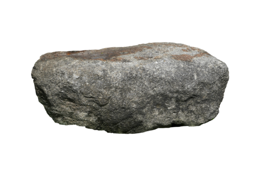 stone isolated transparency background.