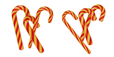3d candy canes