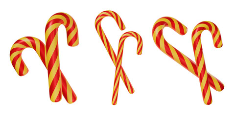 3d candy canes