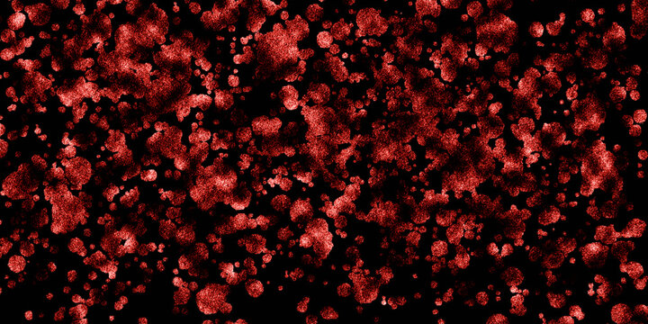 red background. red caplin on black background