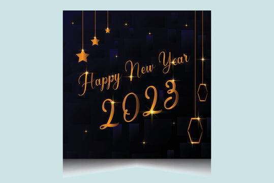 happy new year 2023 background design