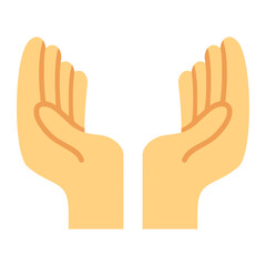 Hands Flat Icon