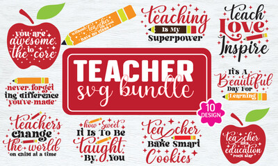 Retro Teacher Svg Bundle, Teacher Bundle ,Teacher Svg Bundle, Teacher Svg Design, Funny Teacher Svg Bundle, Funny Teacher Bundle, Taecher Quotes Svg Bundle, School And Teacher Quotes Svg Bundle, Teach