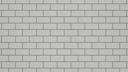Grey brick tile wall background close up. Gray stone tile block background with horizontal texture...