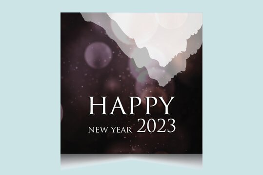 happy new year 2023 background design