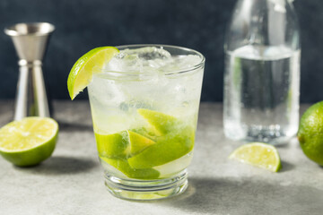 Boozy Refreshing Guaro Sour Cocktail