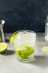 Boozy Refreshing Guaro Sour Cocktail