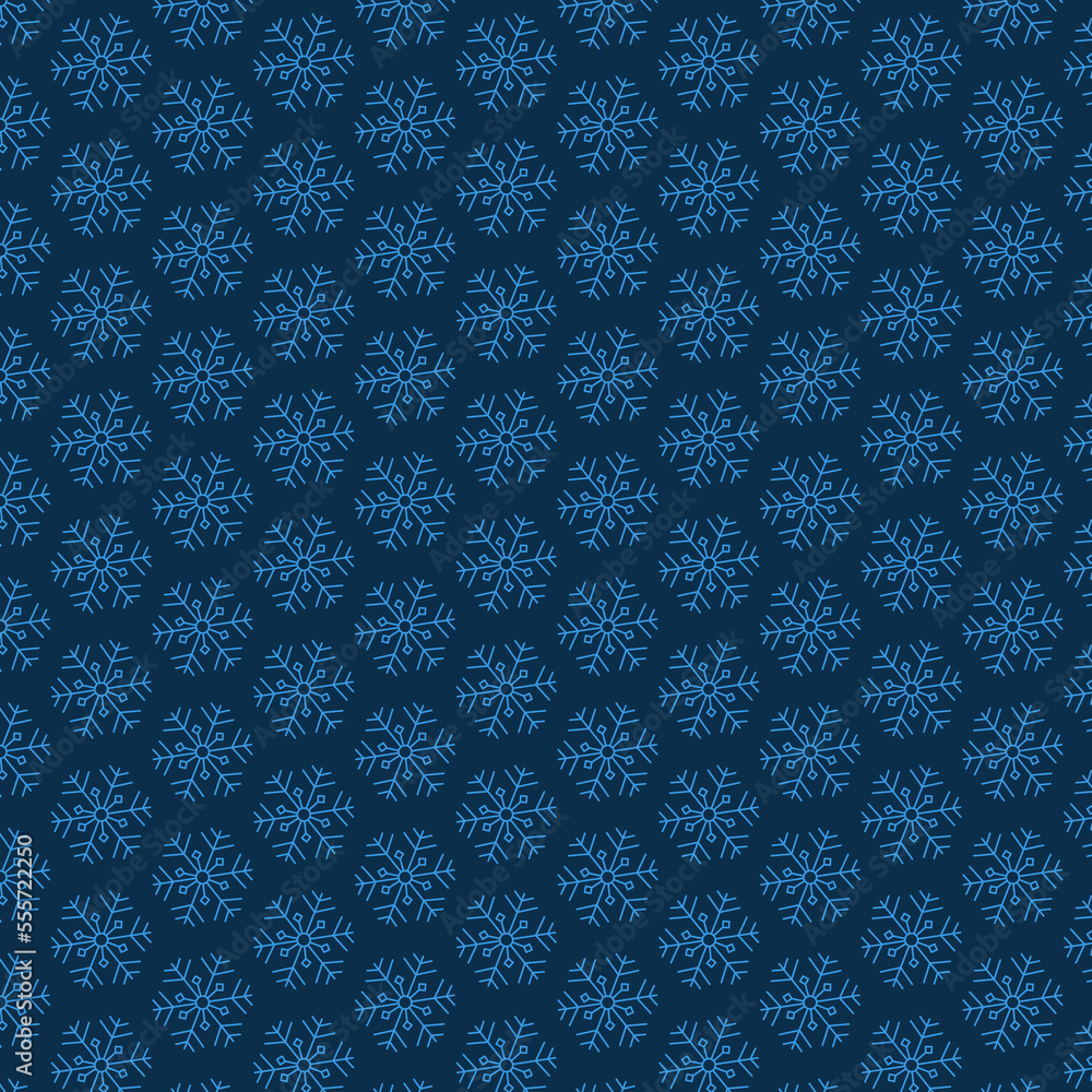 Poster snowflake pattern background vector illustration