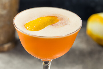 Boozy Cold Earl Grey Martini Cocktail