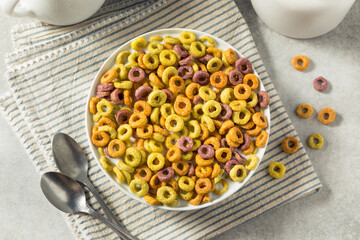 Homemade Fruity Fruit Loop Cereal