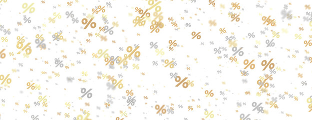 Blurred sale background.