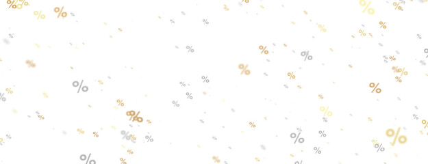 Blurred sale background.