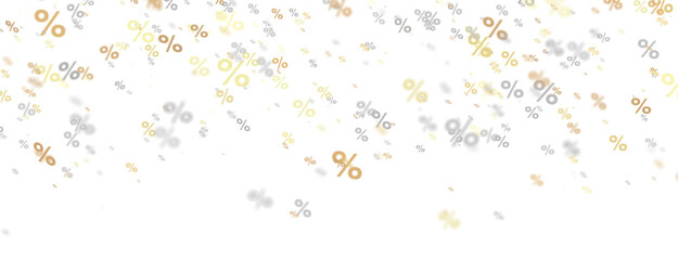 percent shopping digital in hand 3d.