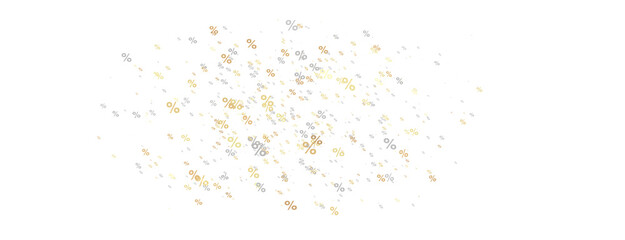 percent shopping digital in hand 3d.