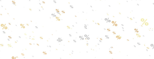 Blurred sale background.