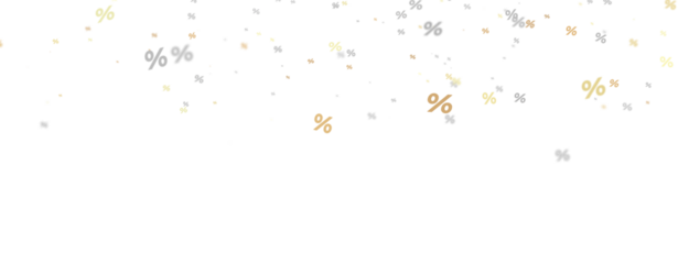 percent sign percentage icon interest rate