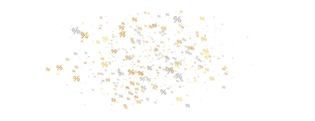 Sales icons floating in the air 3D rendering