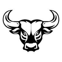 Obraz premium abstract bull head. abstract bull logo. bull vector. bull illustration. bull head icon. bull mascot. animal vector logo template