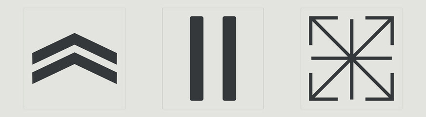 Retro futuristic elements for design. Brutalism star and flower shapes. Cyberpunk elements. Retro Futurist. Vector illustration