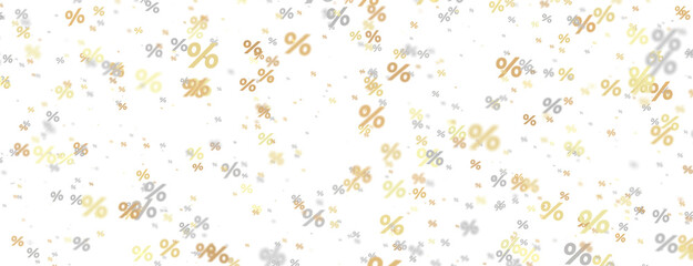 Blurred sale background.