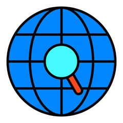 Browser Filled Line Icon