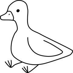 illustration of a duck