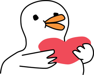 illustration of a person holding a heart