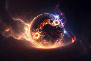 Fractal geometric multiverse of multiple earths and realities	