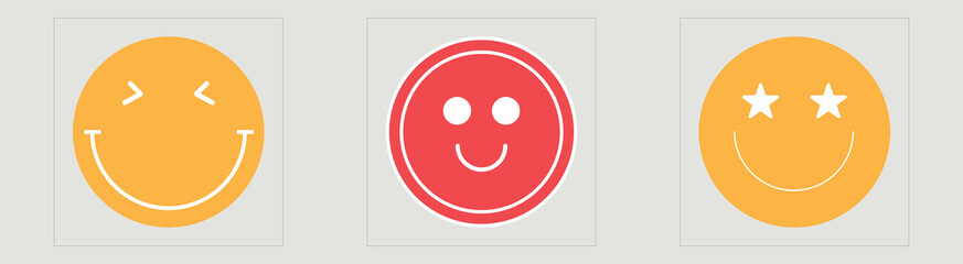 Retro futuristic elements for design. Trendy geometric postmodern figures. Elements for graphic decoration. Retro Futurist. Vector illustration