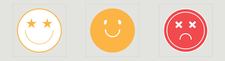 Vector set of Y2K. Extraordinary Graphic Assets. Flat minimalist icons. Retro Futurist. Vector illustration