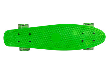 Skateboard plastic isoated