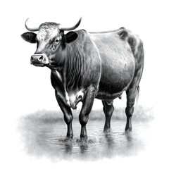 Bull/cow engraving