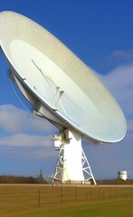 satellite dish on the hill