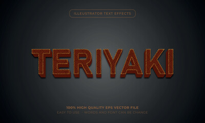 food text style effect