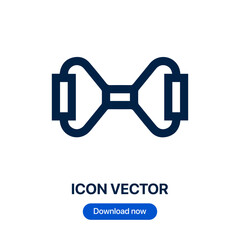 Chest Expander icon vector. Linear style sign for mobile concept and web design. Chest Expander symbol illustration. Pixel vector graphics - Vector.	