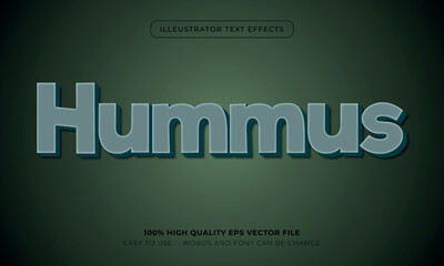 food text style effect