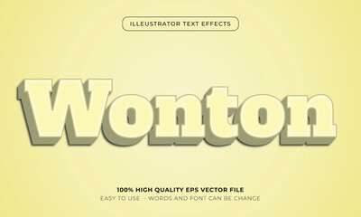 food text style effect