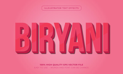 food text style effect
