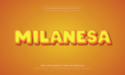 food text style effect