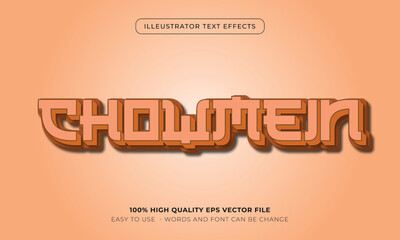 food text style effect