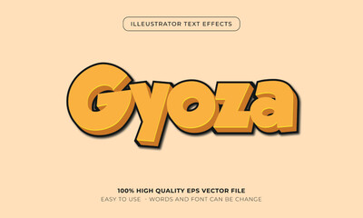 food text style effect