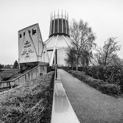 Pathway to the Liverpool Metropolitan Cathedral