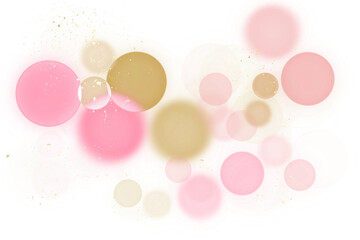 Luxury Light Bokeh Overlay with Glitter 
