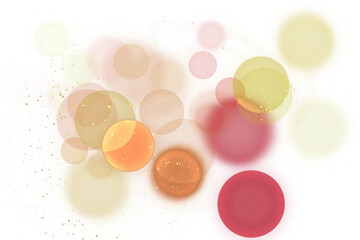 Luxury Light Bokeh Overlay with Glitter 